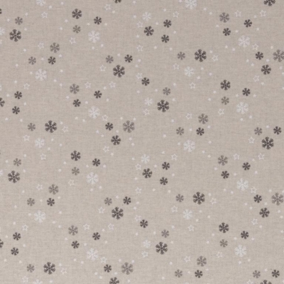 Canvas | EMMA Schneeflocken | grau weiß